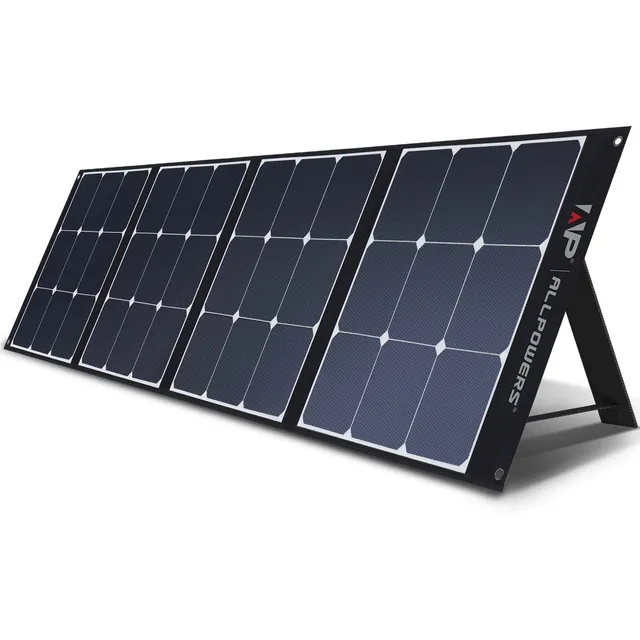 Cargador Panel Solar Portatil 200 Monocristalino Kit Mc