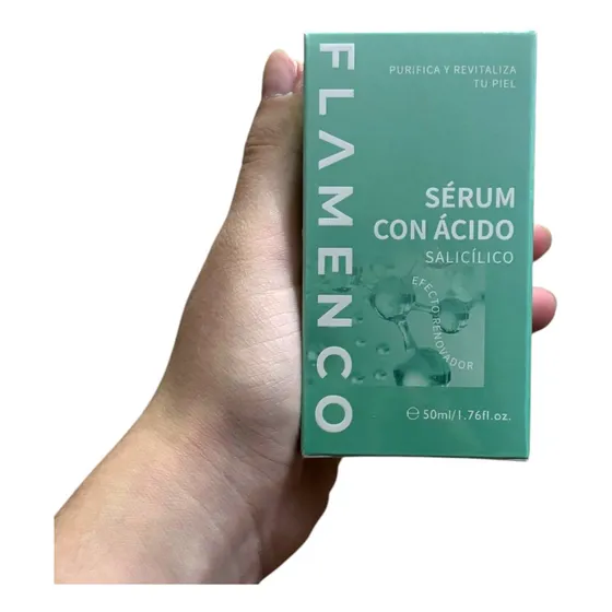 Serum Acido Salicilico Flamenco Purifica Revitaliza Piel Momento De Aplicación Día/noche Tipo De Piel Mixta