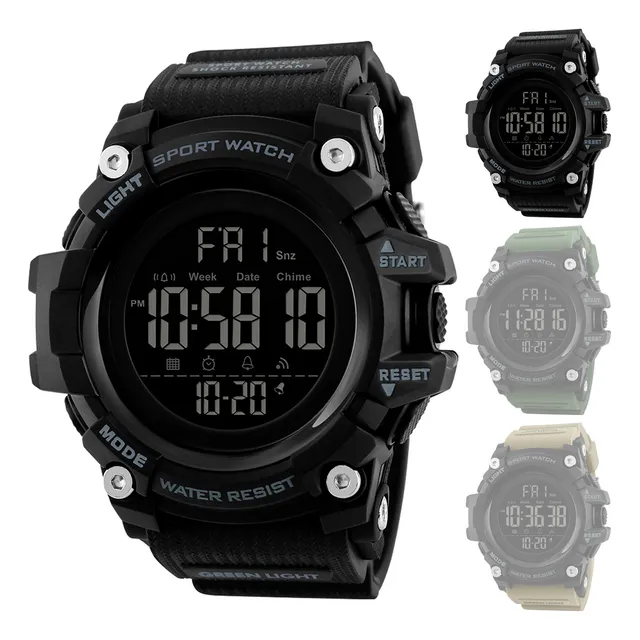 Reloj Táctico Masculino Funcional Duradero Marca Skmei 1384