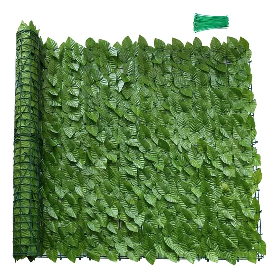 Follaje Rollo Muro Verde Planta Artificial Enredadera 1*3m