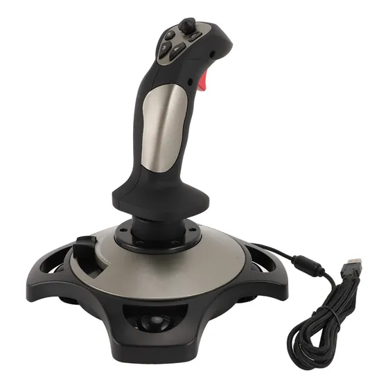 Computer Flight Joystick Pc Wired Stick Simulator Control