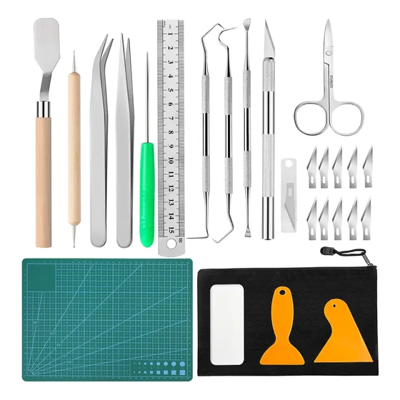 Kit De Herramientas Para Arte Diy: Cuchillas, Scrapbook, Let