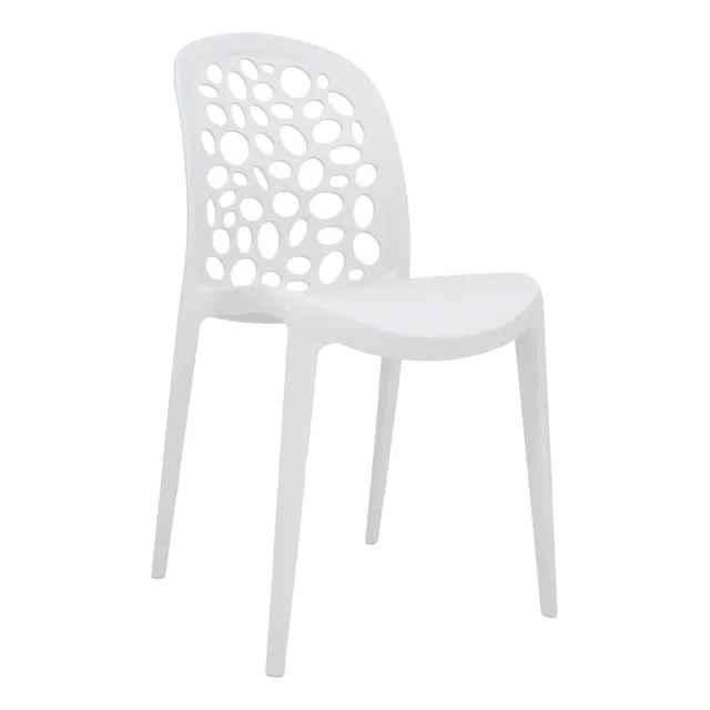 Silla De Diseño Burbuja Blanco Bonno