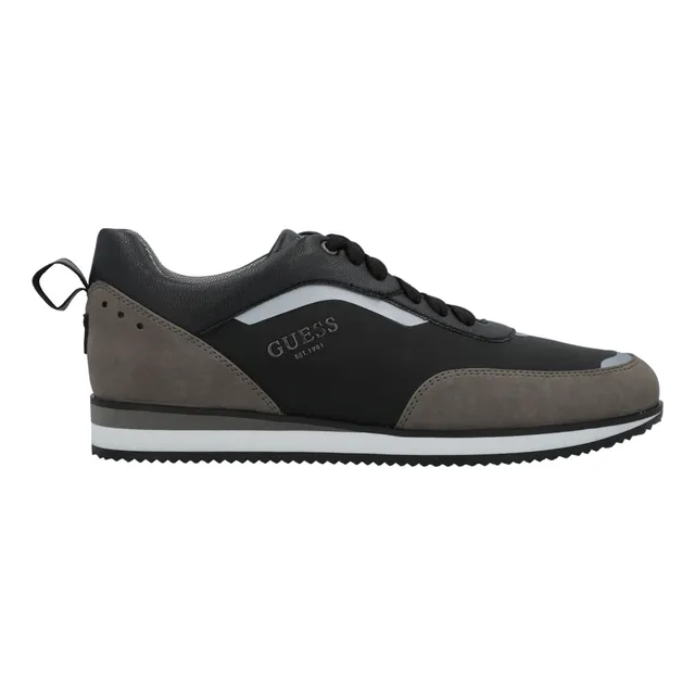 Tenis Guess Casual Hombre Gris Con Negro 100% Original Nuevo