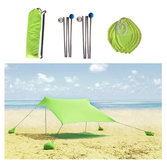 Toldo Playa Tienda Campaña Sombra Playa Parasol Camping 