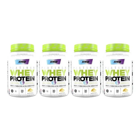 Whey Protein Star Nutrition 4 X 2 Lb Proteina 
