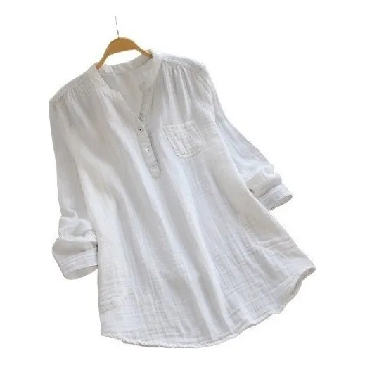 Bluson Con Pescador De Dama/camisa Casual Con Floral De Gas