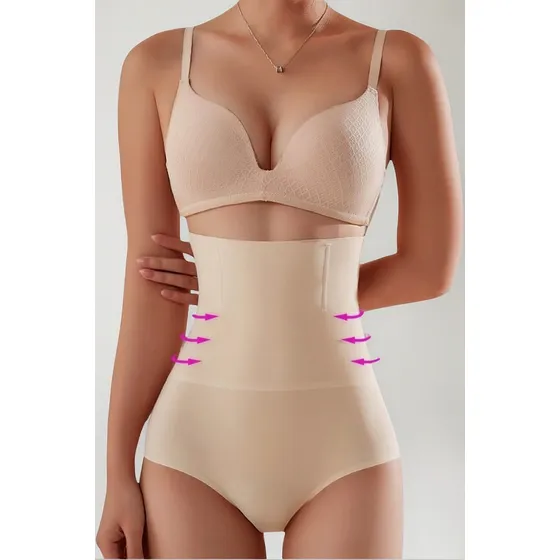 Faja Bombacha Colaless Reductora Corte Alto Invisible