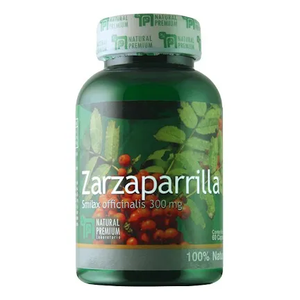 Zarzaparrilla 300 Mg 60 Cápsulas Natural Premium