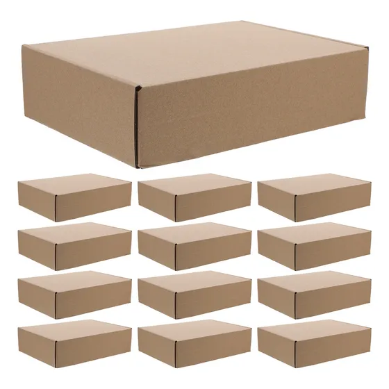 Cajas De Cartón, Cajas Para Zapatos, Cartón Plano, 10 Unidad