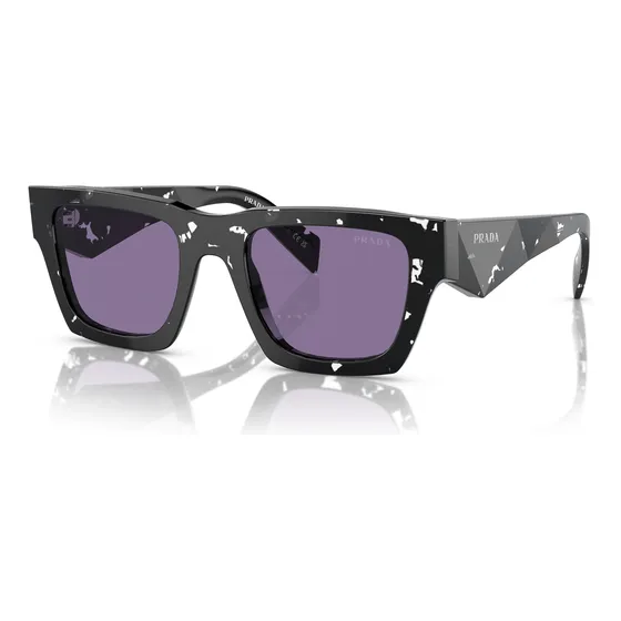 Lente De Sol Prada Pr A06s Violet Mirror Tortoise Black Teñido Violeta Violeta Tortoise Gris Pulido Tortoise Gris Pulido