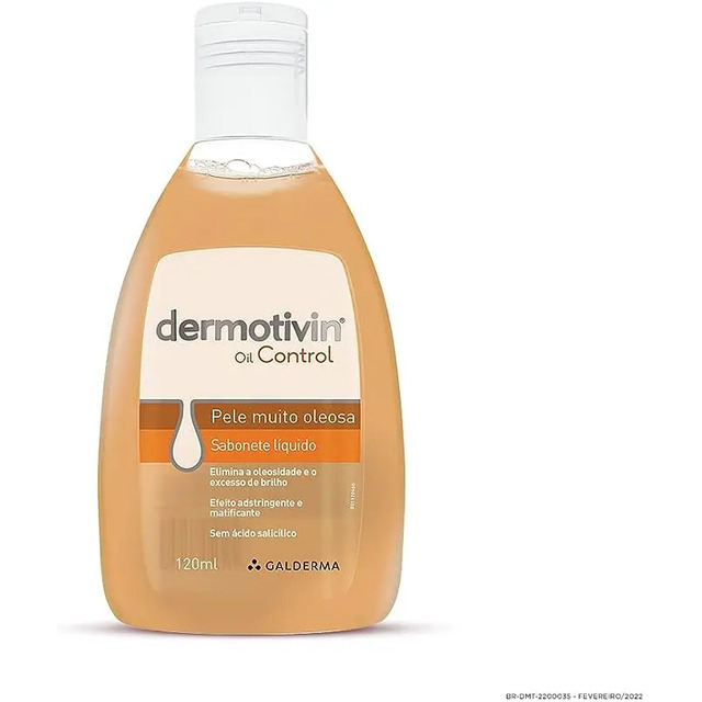 Sabonete Líquido Facial Pele Oleosa Dermotivin Oil Control 120ml Sabonete Líquido Facial Pele Oleosa Dermotivin Oil Control 120ml