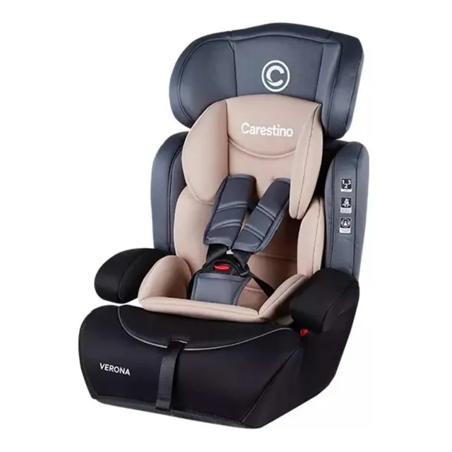 Silla de auto Carestino Verona Grupo 1/2/3 Beige