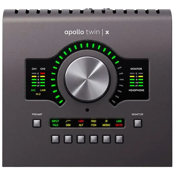 Interface De Áudio Áudio Universal Apollo Twin X Quad Herita