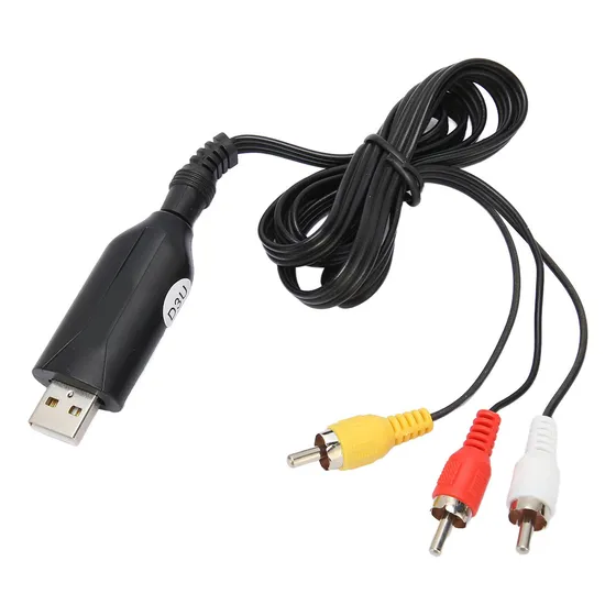 Placa De Captura De Vídeo Usb Profissional Plug And Play Vhs