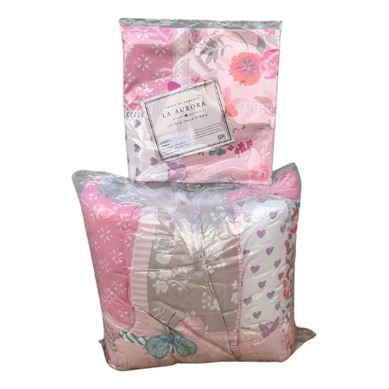 Sábanas + Acolchado Para Bebe Nena O Varon Cuna