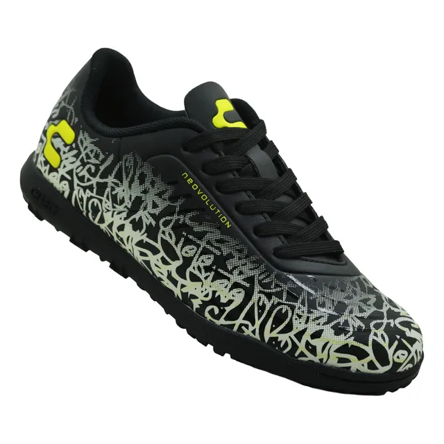 Tenis Charly Fútbol 1086557 Neg/bco/ama Cab Turf