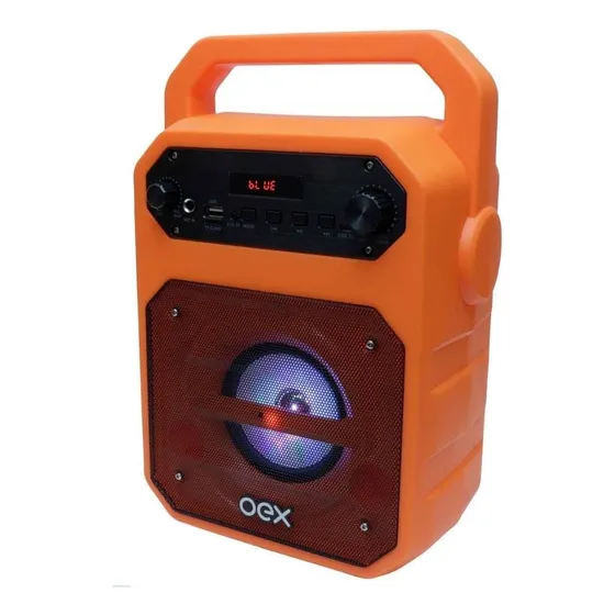 Caixa De Som Sk415 Fun Bluetooth 5.0 90rms Laranja Cor Laranja