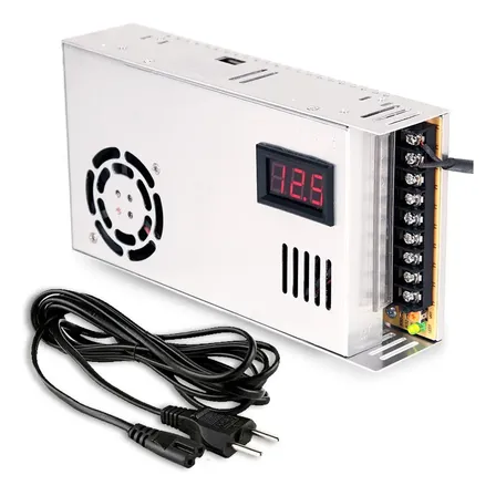 Fonte Chaveada 12v 90a 1200w Bivolt Estabilizada Som Automotivo Led Cftv Impressora 3d Lumiville