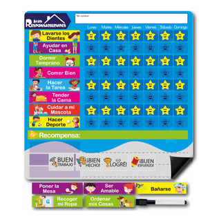Tablero De Responsabilidades, Magnético, Didáctico Tablero De Responsabilidades, Magnético, Didáctico