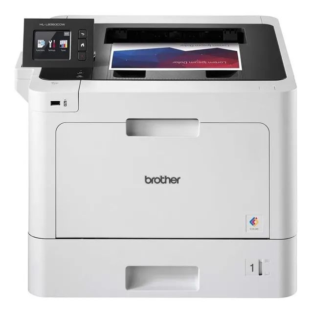 Impresora Brother Laser Hl-l8360cdw Duplex Color L8360 Ctas Color Blanco/Negro