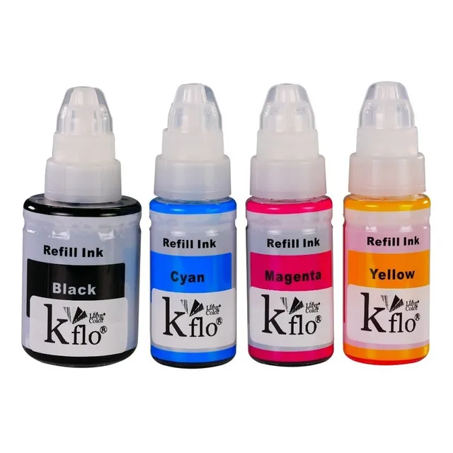 Kit De 4 Tintas Para Canon Gi190 G2111 G3111 G4111