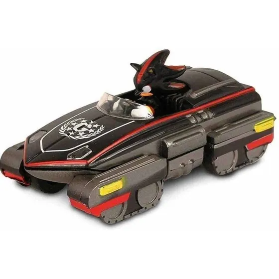 Sonic Hedgehog Sombra Y Carro 10 Cm All Stars Racing