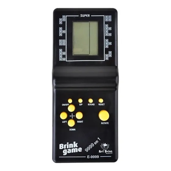 Console Brick Game 9999 in 1 Standard cor preto 1980