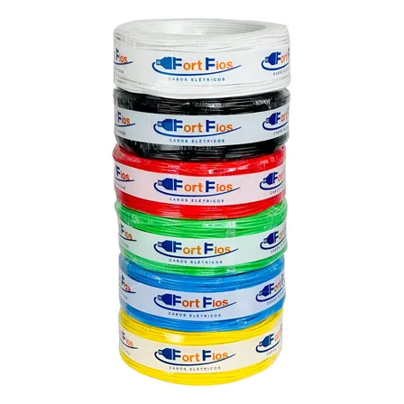 Fio Elétrico 2,5mm Cabo Flexível 2 5mm Rolo 50m Metros 750v