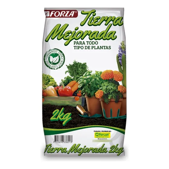 Sustrato Abono Tierra Mejorada Para Plantas X 2kg