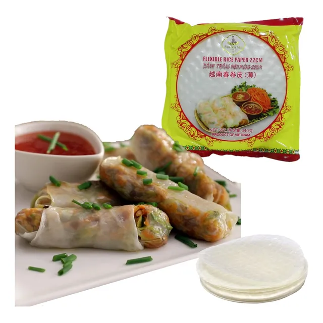 Papel De Arroz Redondo Clasico 22cm Roll 35u Sui Ma Ma