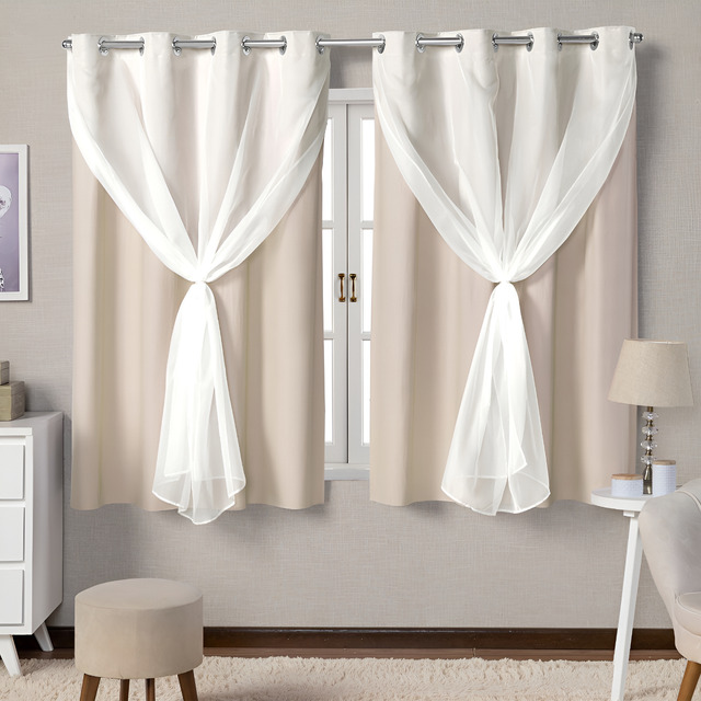 Cortina Blackout Blecaute 2,20x130 Sala Cozinha Quarto Voil Cortina Blackout Blecaute 2,20x130 Sala Cozinha Quarto Voil