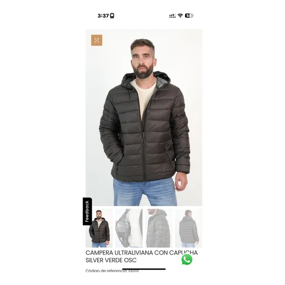 Campera Santa Barbara Lightweight Termica