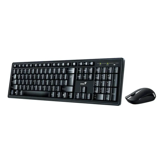 COMBO TECLADO MOUSE GENIUS KM-8200 INALAMBRICO ESPAÑOL PC COLOR DEL TECLADO NEGRO COLOR DEL MOUSE NEGRO