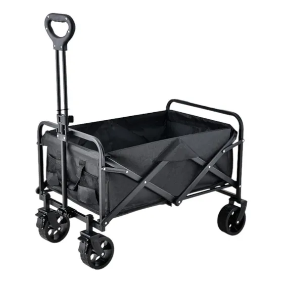 Carrito Para Compras Y Camping Con Frenos Negro Lubabycas