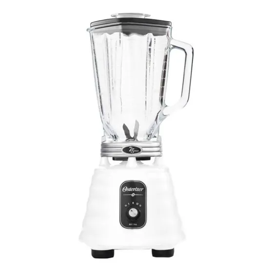 Licuadora Oster Osterizer BLSTSE75 1.25 L blanca con jarra de vidrio 120V