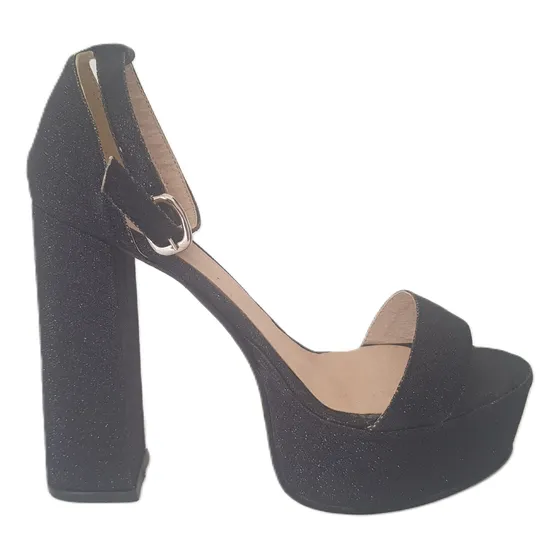 Zapato De Fiesta Super Tacon Glitter 