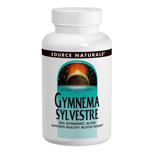 Gymnema Silvestre 450 mg 120 comprimidos Source Naturals