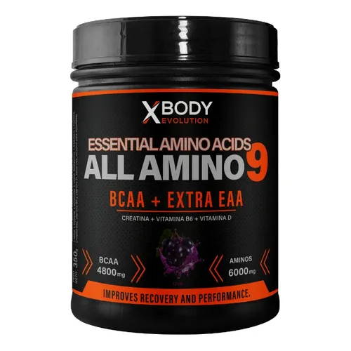 Aminoácido, El Mejor Recuperador Muscular All Amino9 Xbody Sabor Uva