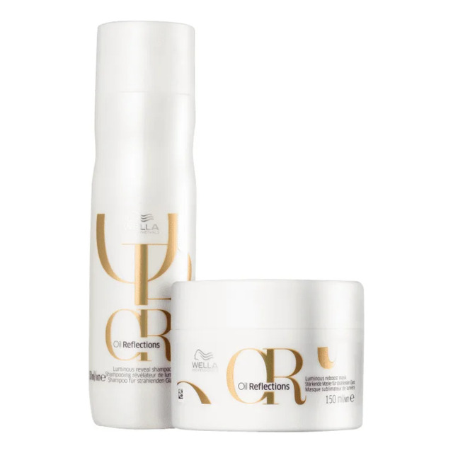 Kit Wella Oil Reflections Shampoo 250ml + Mascara 150ml Kit Wella Oil Reflections Shampoo 250ml + Mascara 150ml