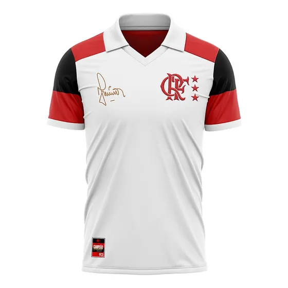 Camisa Flamengo Retrô 1992 Junior Branca Oficial