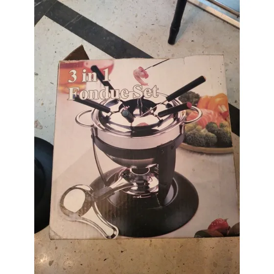 Fondue Para Queso, Falta Los Tenedores Precio Publicado