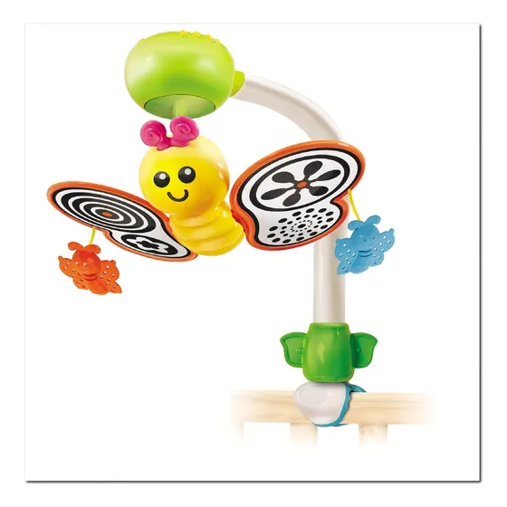 Móvil Para Bebés B Kids Butterfly Ballad Mobile Animal - Amarillo