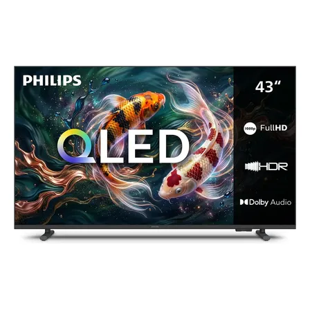 Smart TV Philips 43 polegadas QLED Full HD Wi-Fi HDR10 Dolby Áudio 43PGQ6921/78