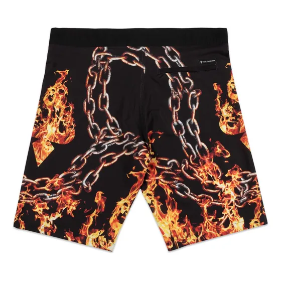 Bermuda Mcd Boardshorts Fuego Y Cadena Original Exclusiva
