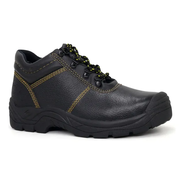 Zapato Kaida Punta De Acero En Cuero Ca23-1801 