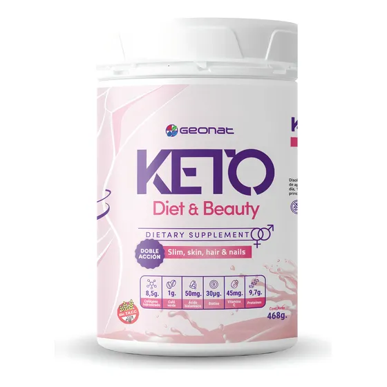 Keto, Diet & Beauty - Geonat Sabor Frutilla