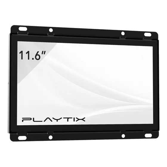 Monitor Touch Screen 11.6 Open Frame Capacitivo Multitoque Hd Wide Hdmi Spider Wave Playtix Cor Preto 127/220V