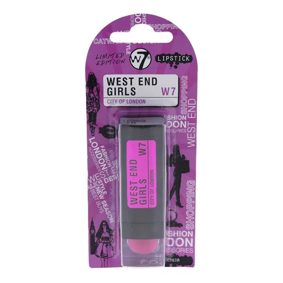 Lápiz Labial West End Para Niñas, Fucsia, De W7 Women 01