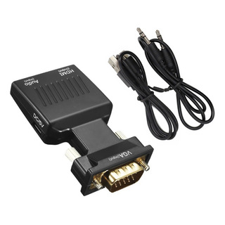 Adaptador Conversor Vga Computador Para Hdmi Monitor 1080p Adaptador Conversor Vga Computador Para Hdmi Monitor 1080p